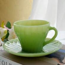 1 件 240 毫升牛奶玻璃杯，复古牛奶杯和咖啡杯，适合家庭和办公室，女友礼物 - 馬克杯 - 查看 6