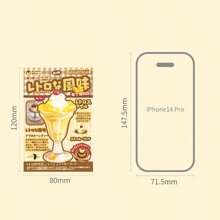 30 piezas Pegatinas de té de fiesta de cine con cielo estrellado retro - Funda de teléfono linda, decoración de taza de agua con patrón rosa, autoadhesivo papel sintético, reutilizable para libretas y planificador, accesorios de libreta de notas diseño lúdico fácil de pegar, Decoración de fiestas de te