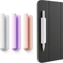 1 Stück Silikon Stifthalter, selbstklebende kapazitive Stiftaufbewahrungsbox, Schreibstifthalter kompatibel mit Stylus Stift der 1. und 2. Generation, Stylus Stift Schutzhülle