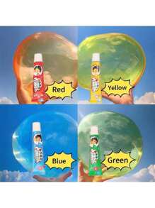 Set de 3/5/10 piezas de chicle de burbuja de estilo de dibujos animados, regalo nostálgico clásico, pequeño regalo, juguete de exterior creativo soplador de burbujas, fiesta de festival de espuma de burbujas, pequeños obsequios