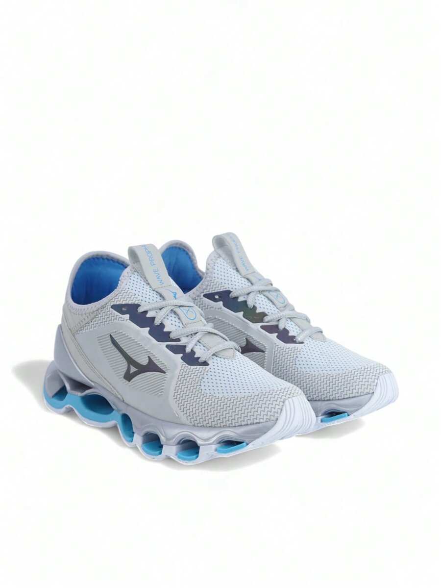 Ultra Comfortable Men's Sneakers Sole With Shock Absorbing System Various Colors From 38 To 43 High Resistance For Sports And Gym - 白色藍色 - 查看 1