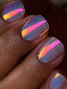 0.3g/Pc Red Aurora Chameleon Nail Powder, Neon Powder For DIY Nail Art Decoration, Color Changing Optical Nail Powder - Nhiều màu - Xem 5