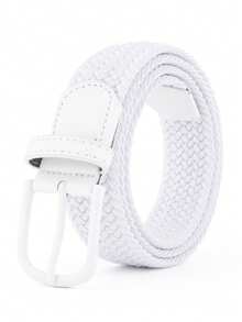 1pc Men's Solid Color Elastic Waist Belt, No Buckle, Breathable, Fashion, Casual, Suitable For Outdoor, Golf Pants, Multiple Sizes Available Casual, Business, Boyfriend Husband Father Dad Men Gift, Daily Wear, Fashion, Teen, Outdoor, Vacation, Athletic, Travel, Street, Boho, Vintage Fall, Autumn, Halloween Autumn-Winter Accessories,Suitable For Teens, Youth,Men,Casual, Outdoor, Athletic, Vacation, Graduation Gifts, Birthday, Daily Wear - 3596-a - View 12