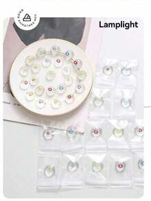 10 件透明柔软玩具，带柔软可爱迷你鼻子，卡通减压球，挤压玩具，柔软腻子手感，适合女孩和儿童