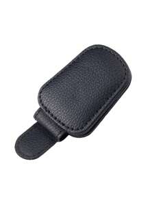 1 件皮革眼镜夹汽车遮阳板支架配件，汽车太阳镜夹，超细纤维太阳镜夹，多功能遮阳板夹，可夹卡片、票证、太阳镜 - 彩色 - 查看 5