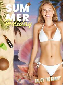 1pc Beach Shells Pattern Beach Towel, Absorbent Quick Dry Swimming Towel, Portable Beach Towel, Thickened Anti-Sand Soft Blanket, Stylish Pool Towel, Suitable For Swimming Pool, Beach, Essential For Beach, Shower For Couples, Perfect For Bachelorette Parties, Travel, Vacation, Idea Gift For Valentine's Day, Mother's Day, Father's Day, Birthdays, Or Anniversaries, Weddings