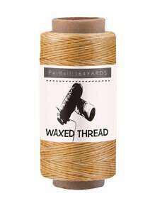 1 卷蜡线，150 米/164 码皮革缝纫线，手工缝纫线，适用于手工缝制皮革、装订和初学者手工 DIY