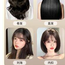 Cordless USB Type-C 30s Fast Heating Hair Curler 2 In 1 Mini Straightening Curling Iron 4000mAh Li-Ion Battery Rechargeable Hair Curling Iron