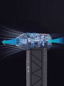 1 Set Of Violent Turbo Fan Mini Camping Outdoor Handheld Fan 130000 High-Speed Brushless Blower Dust Blower