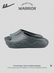 WARRIOR 1 Pair Men's Breathable Anti-Slip Slippers, Fashionable Outdoor Wear - Grey - View 1