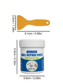 1 件/2 件墙面修补膏，遮盖污渍，修补开裂油漆，防潮墙面填料 - 藍白色 - 查看 7