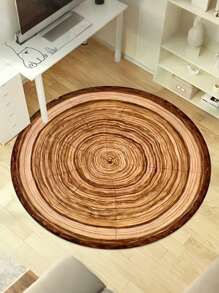 1 buc. Covor vintage cu aspect de lemn artificial (material de catifea, model imprimat), covoraș decorativ lavabil, potrivit pentru sufragerie, dormitor, decor pentru casă, primăvară/vară, Ziua Mamei, cadou de absolvire, covor pentru sufragerie, covor decorativ, decor pentru dormitor, covor mic, covor, decor pentru casă, covor pentru sufragerie