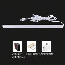 1pc /2pcs LED Sconce Light Bar, Learning Desk Lamp,USB Plug-In With Button Switch, Adjustable Brightness & 3 Color Modes (3000K, 4000K, 6000K), Magnetic Mount, Detachable Plastic Fixture, Ideal For Students, Home Office,Dimmable For Kitchen/Shelf/Cabinet/Desk, 5V, No Battery Required,Cabinet Lighting - LED Light Bar - View 6