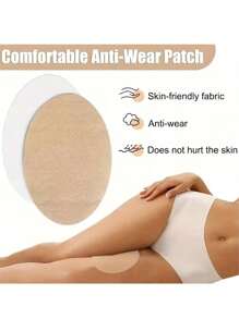 50/20/10 piezas de parches antifricción para mujer - Almohadilla de ropa interior sin costuras ultrafina, transpirable, Elastic, parche de protección de piernas ligero beige autoadhesivosive. Parche reductor de presión y anti adecuado para deportes, correr, ciclismo, almohadillas cómodas y de desgaste para las rodillas