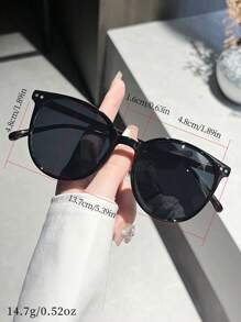 1 副男女通用圆形休闲太阳镜，适合夏季配饰、度假、音乐节、街头风格、运动、钓鱼、旅行、防紫外线、家庭出游、徒步旅行、高尔夫、节日、驾驶、户外活动、优雅装扮、海滩、派对、节日气氛、运动、街头风格配饰、度假、户外活动、防晒