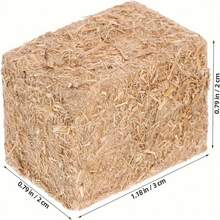 4pcs Mini Artificial Dried Grass Bunches - Durable Wooden Crafts For Rural Cottage Decor In Toy Houses & Autumn Harvest Displays, Suitable For Halloween, Christmas, Easter, Thanksgiving - Multicolor - View 6