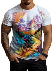 Camisa Blusa Masculina Trilha Bike Bicicleta - 522 - Branco - Visão 1