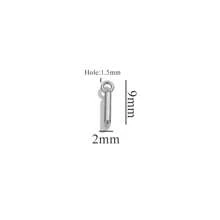 10pcs Stainless Steel Alphabet Pendants DIY Necklace Earrings Bracelet Jewelry Making Accessories