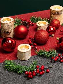 6/12/24/48pcs Classic Christmas Decorations - Painted Ball Tree Ornaments, Indoor And Outdoor Holiday Decorations, Christmas Party Occasions, Classic Style, Perfect For Christmas Home Decor Room Decor Winter