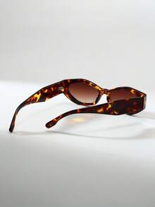 1pc/2pcs Plastic Geometric Cat Eye Frame Bohemian Style Summer Beach Holiday Travel UV Protection Sunglasses For Women - Hawksbill - View 2