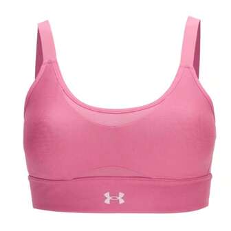Under Armour Sujetador deportivo con diseño de infinito medio, compatible con ciclismo y fitness para mujeres, 858-669