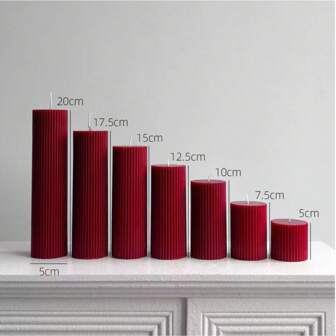 Velas decorativas a rayas de estilo nórdico, velas aromáticas cilíndricas retro de alta gama, velas decorativas para bodas, velas para crear una atmósfera romántica, velas decorativas, decoraciones de candelabros para el hogar, velas para bodas, velas aromáticas, regalos para mujeres