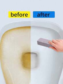 1 Set Piedra Pómez Limpiador de Inodoro, Quitamanchas Resistente, Elimina Suciedad, Agua Dura, Manchas de Óxido