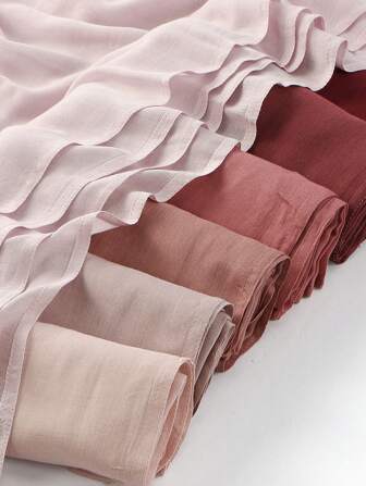 1pc Women's Solid Color Simple Headscarf Hijab Scarf, Breathable Comfortable Durable Modal Hijab, Hijab Accessories, Versatile For Casual Daily Wear And Commuting, Suitable For All Seasons For Dress