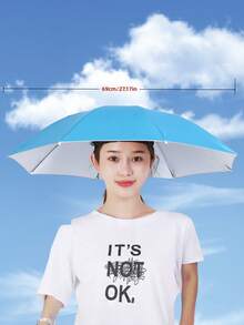 2件/1件 中性銀色單層時尚夏季戶外防紫外線防風防雨可折疊可調節遮陽帽，適合高爾夫球 - 彩色 - 查看 20