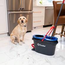 O-Cedar RinseClean Spin Mop & Bucket System | Clean With Fresh Water | Eliminates 99% Of Bacteria - Rinseclean Spin Mop & Bucket + 1 Extra Refill - 查看 11
