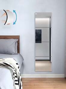 玻璃全身镜，瓷砖材质，卧室全身镜，壁挂式全身镜，适用于家庭健身房、门厅、浴室、卧室、化妆等场所，价格实惠，可用于房间装饰、梳妆台、旅行、卧室、化妆配件、镜子、梳妆镜等，价格实惠，适合作为圣诞礼物、化妆品、化妆工具等。 - 彩色 - 查看 8