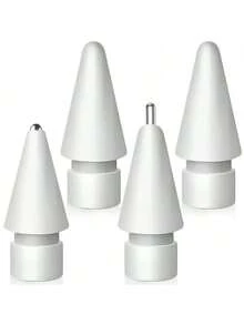 6 Pack Replacement Tips Compatible With Apple Pencil Pro/ 2nd Gen/ 1st Gen/USB C, Upgraded Apple Pencil Tips With Case No Wear Out Fine Point Precise Control, For IPad Pen Nibs Sets