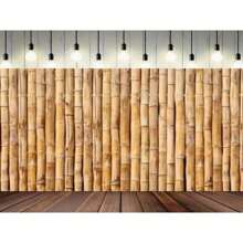 1PC Bamboo Background Party Background Photo Prop, Banner Decoration, Party Home Decoration, Party Wall Decoration, Party Background Decoration, Party Decoration Supplies