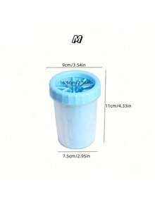 PETSIN 1 pezzo Tazza portatile per pulire le zampe degli animali, lavapedine in silicone morbido per animali domestici, adatto per animali domestici di taglia media/piccola, tazza per la pulizia delle zampe da esterni, accessori per la toelettatura degli animali non dannosi - Multicolore - Visualizzare 8