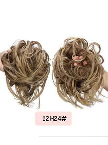 6英寸凌乱直发发髻接发马尾辫带弹性橡皮筋高髻马尾接发合成接发女士自然蓬松马尾辫日常节日万圣节使用热销 - 彩色 - 查看 17