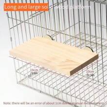 1 件虎纹鹦鹉玩具平台，牡丹凤凰秋千桥鸟笼配件，攀爬架，梯子用品