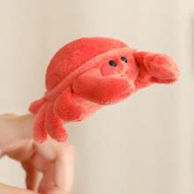 1 Piece Mini Plush Finger Puppet, Cute Animal Dolls, Marine Animal Plush Toys, Classroom Storytelling Props, Drama Performance Parent-Child Activities Three Little Pigs Story, Party, Birthday Gift, Christmas