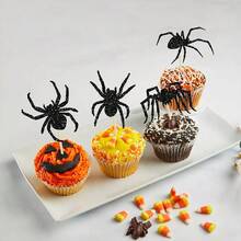 12 miếng mút xốp hình chú dơi và xe ngựa hình phù thủy trang trí bánh cupcake chủ đề ác mộng trước Giáng sinh dùng để trang trí bánh sinh nhật - Nhiều màu - Xem 6