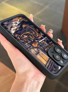 Funda protectora para teléfono de estilo vintage de motocicleta, de alta calidad, con textura acanalada gruesa y pintura resistente a caídas, compatible con las series XR, 11, 12, 13, 14, 15, 16