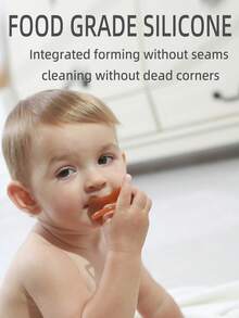 rooya baby 2pcs Baby White Silicone 0-36 Months Ultra Soft Pacifier, Newborn Sleep Aid Anti-Colic Pacifier, Suitable For Daily Use - Chocolate Brown - View 4