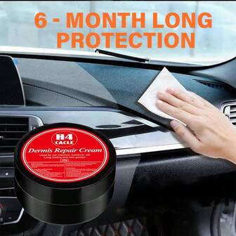 1 pieza Acondicionador de asiento de cuero genuino para automóvil, bálsamo de cuidado multiusos para pulir e eliminar manchas del interior, limpieza y restauración del cuero