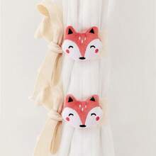 1pc/2pcs Cute Dog Window Curtain Tie Backs, Pet Room Decor, Mosquito Net Tie Ropes, Curtain Tie Backs, Door Curtain Tie Backs, Sun Shade Tie Ropes - Multicolor - View 12