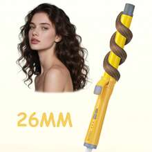 CRASTS 9mm/16mm/26mm Multi-Diameter Curling Iron, 3 Heat Settings, Fast Heating, Big Wave Wool Curl Hair Styler, Suitable For Home Use, Great Gift - EU C Type Plug(220-240V) - View 15