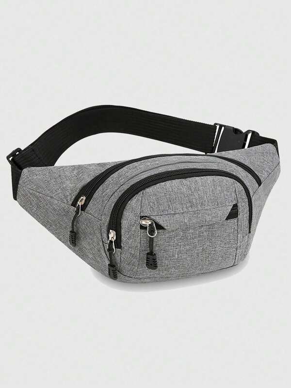 Men's & Women's Multi-Pocket Chest Bag – Lightweight Waist Bag For Daily Use, Sports, Travel & Outdoor Activities, Secure Belt Bag With Adjustable Strap