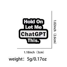 Hold On Let Me Enamel Pin Brooch Pines Lapel Pins Badge On Backpack Clothing Accessories Jewelry Gifts