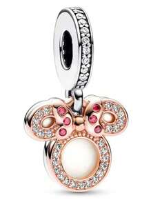 Disney 1 Pieza de Colgante de Cuenta de Plata de Ley 925, Adecuado para Pulsera DI.Y Original, Regalo de Joyería de Moda para Cumpleaños o Compromiso de Mujer, Modelo de Caliente