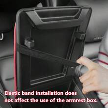 汽车扶手垫中央控制台汽车扶手箱保护套肘部保护垫带侧储物袋女士收纳旅行必需品返校宿舍收纳秋季装饰