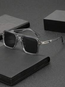 1 Pair Men's Fashionable Casual Outdoor High-End Street Style Streetwear Party Versatile Personalized Fashion Glasses