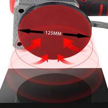 Livellatrice elettrica portatile, con 2 batterie e un caricabatterie, regolazione a 5 livelli della super potenza di aspirazione della livellatrice per piastrelle, adatta per piastrelle da parete, piccole piastrelle da pavimento