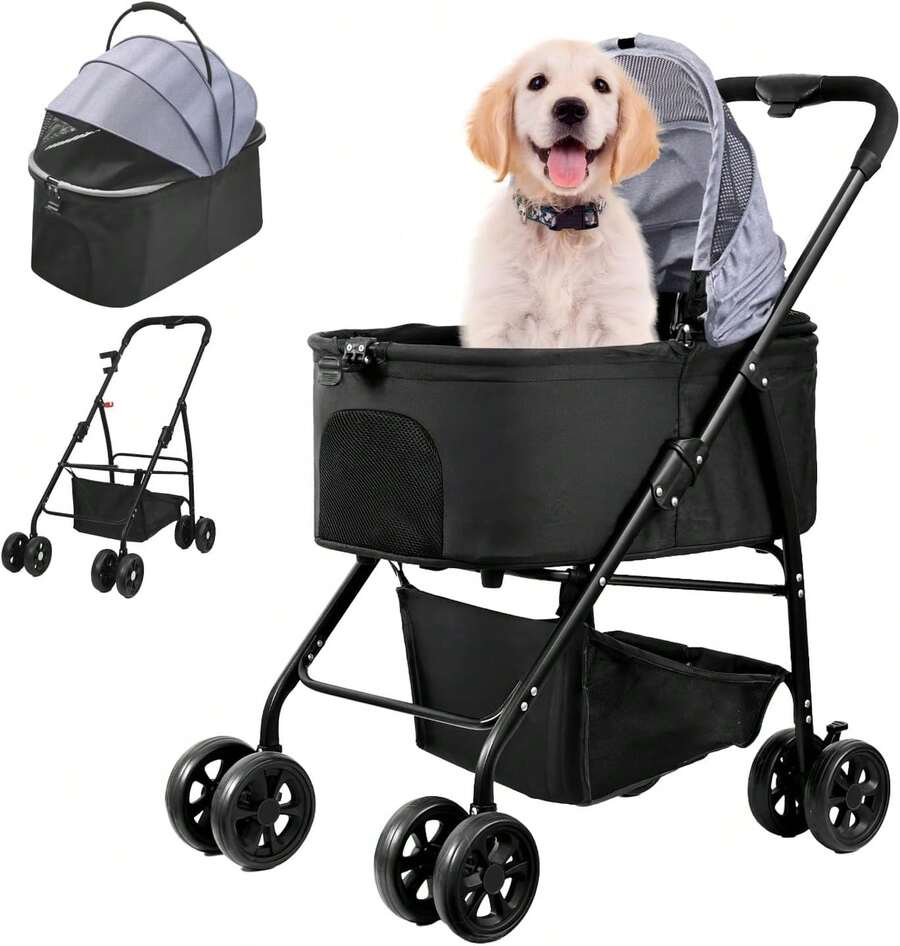 Pet Strollers - Grau 2 - Übersicht 1